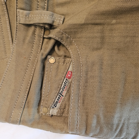 DIESEL JEANS - LIKE BRAND NEW  - Olive color - Picture 2 of 6